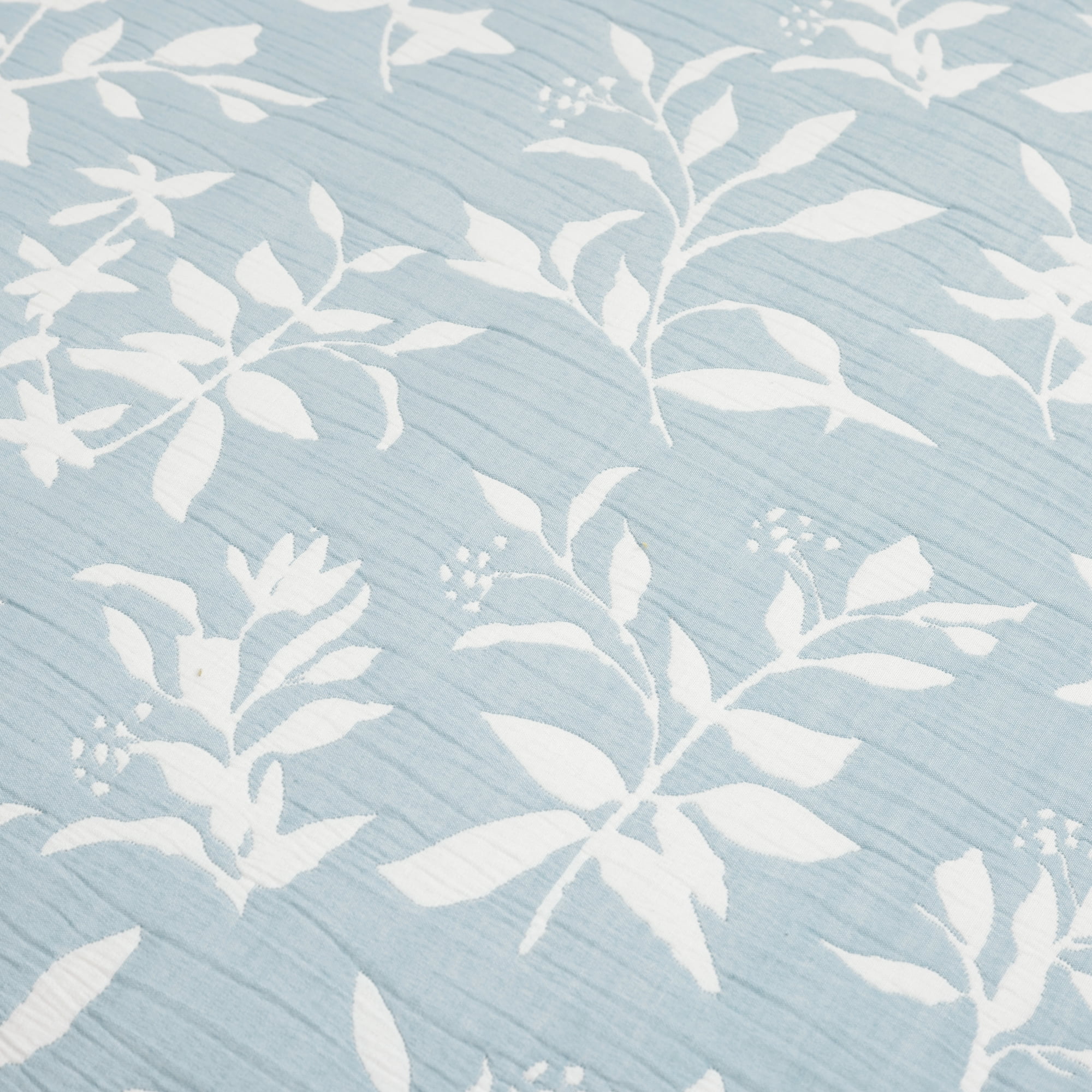 Lush Decor Floral Jacquard Reversible Soft Matelasse Quilt Set, 3 Piece Set, King/ California King, Blue - Floral Bedding Set - Spring Decor - King Bedding - Cottage & Modern Farmhouse Decor - Image 8