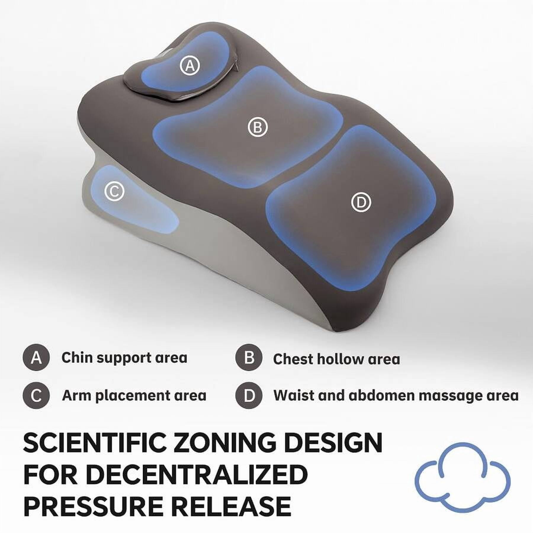 Ergonomic Headrest Pillow, Multi-Functional Pillow, Bed Backrest Pillow, Stomach Sleeping Pillow, Leg Support Pillow, Lumbar Support Pillow, Back Sleeping Pillow, With Machine-Washable And Removable - Image 4