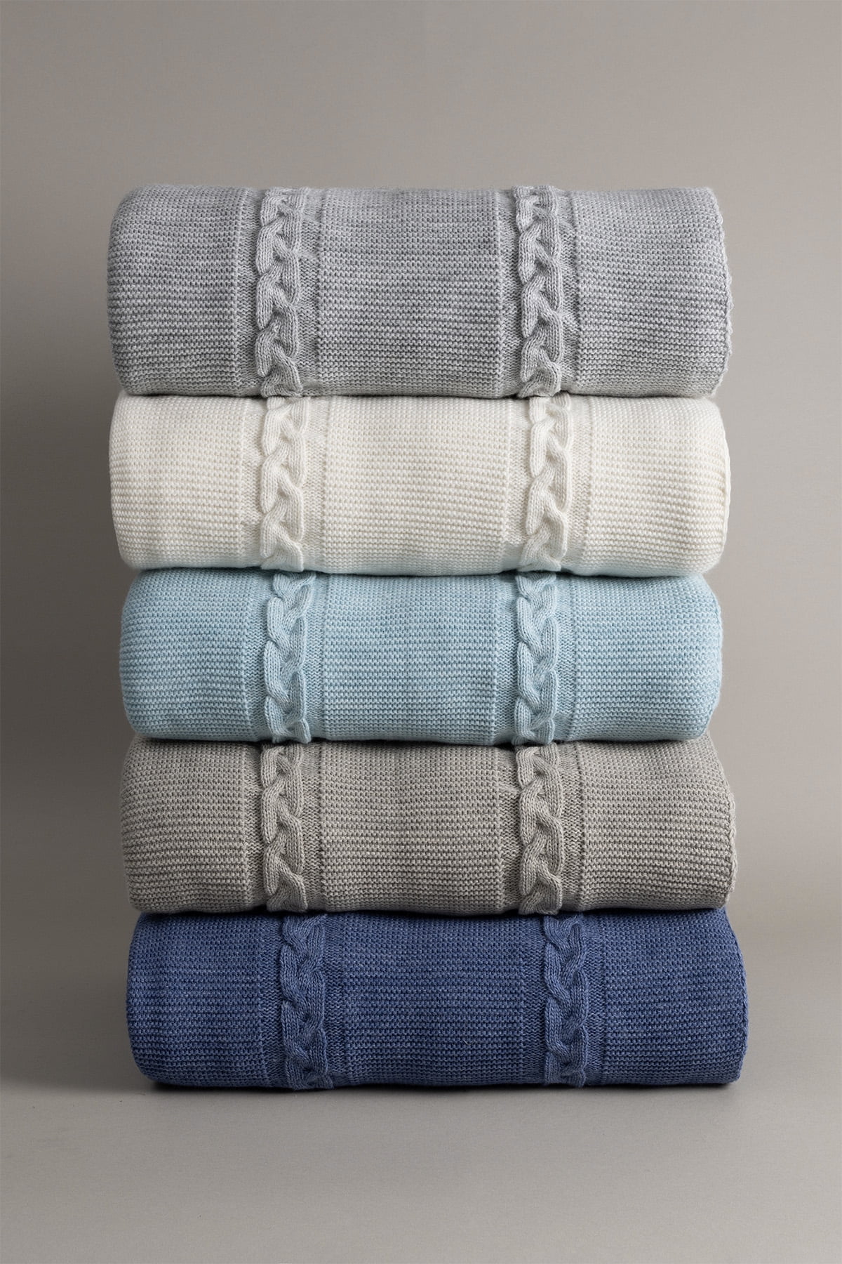 Koza Home Espuma De Mar Gray Double Blanket 200x220 37130 180 x 220 - Image 3