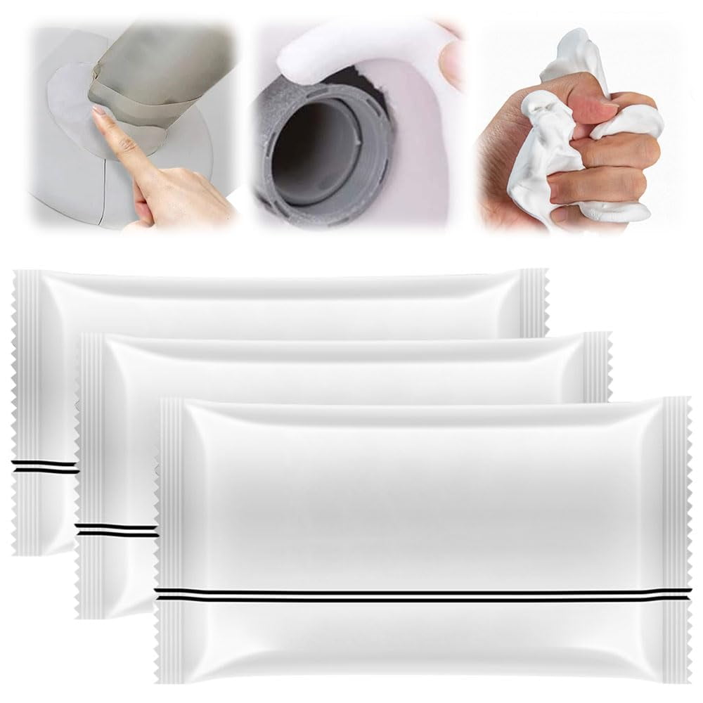 Waterproof Sealant Mastic, Repair Sealant Clay Duct Seal Putty, Quick Mending Mud for Drain Connection, Wall Hole & Air Conditioning Hole