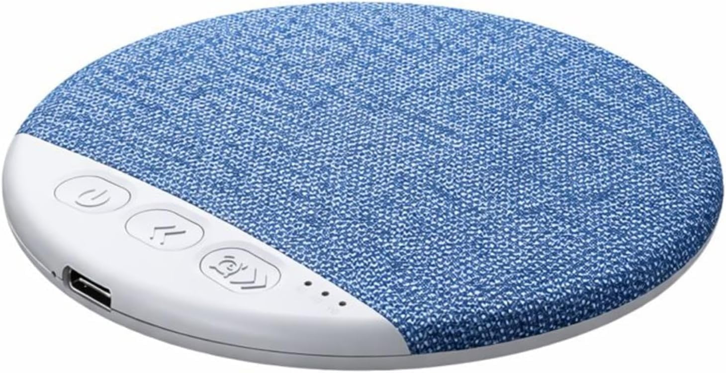 Bluetooth Pillow Speaker for Sleeping | Mini Portable Under Pillow Speaker with White Noise Timer, Wireless Sleep Aid with Bluetooth 6.0 for Bedtime Music