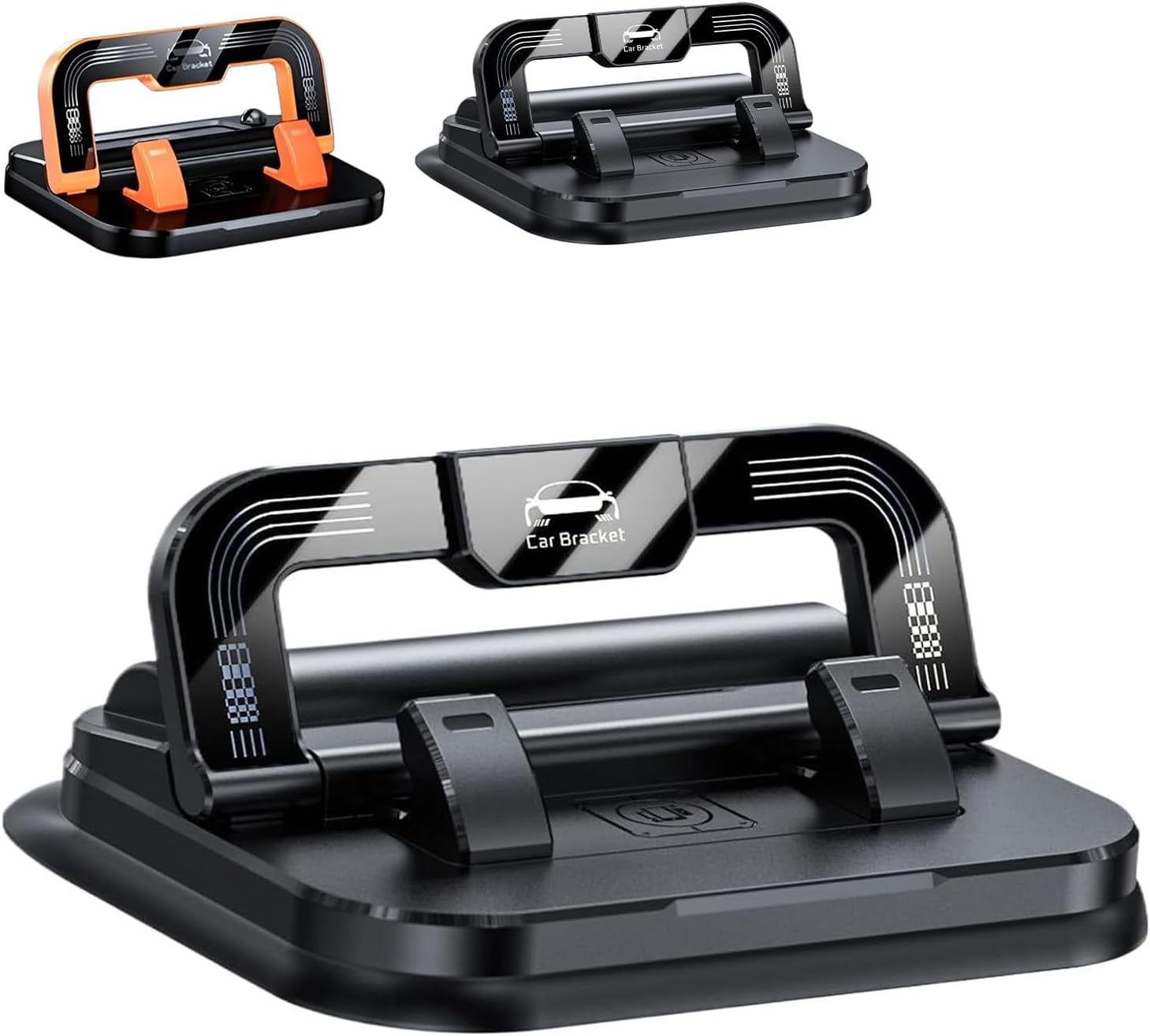 Car Phone Holder with 360 Degree Rotation | Dashboard Mount with Adjustable Angle & Suction Cup for Secure Non-Slip Navigation