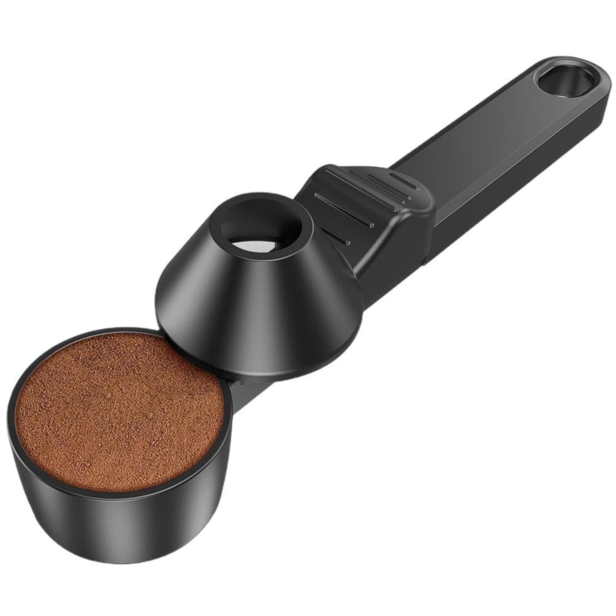 Coffee Scoop with Built-in Funnel, Mess-Free 2-in-1 Tool for Reusable Pods, Precise Scoop with Funnel for Protein Powder, Tea