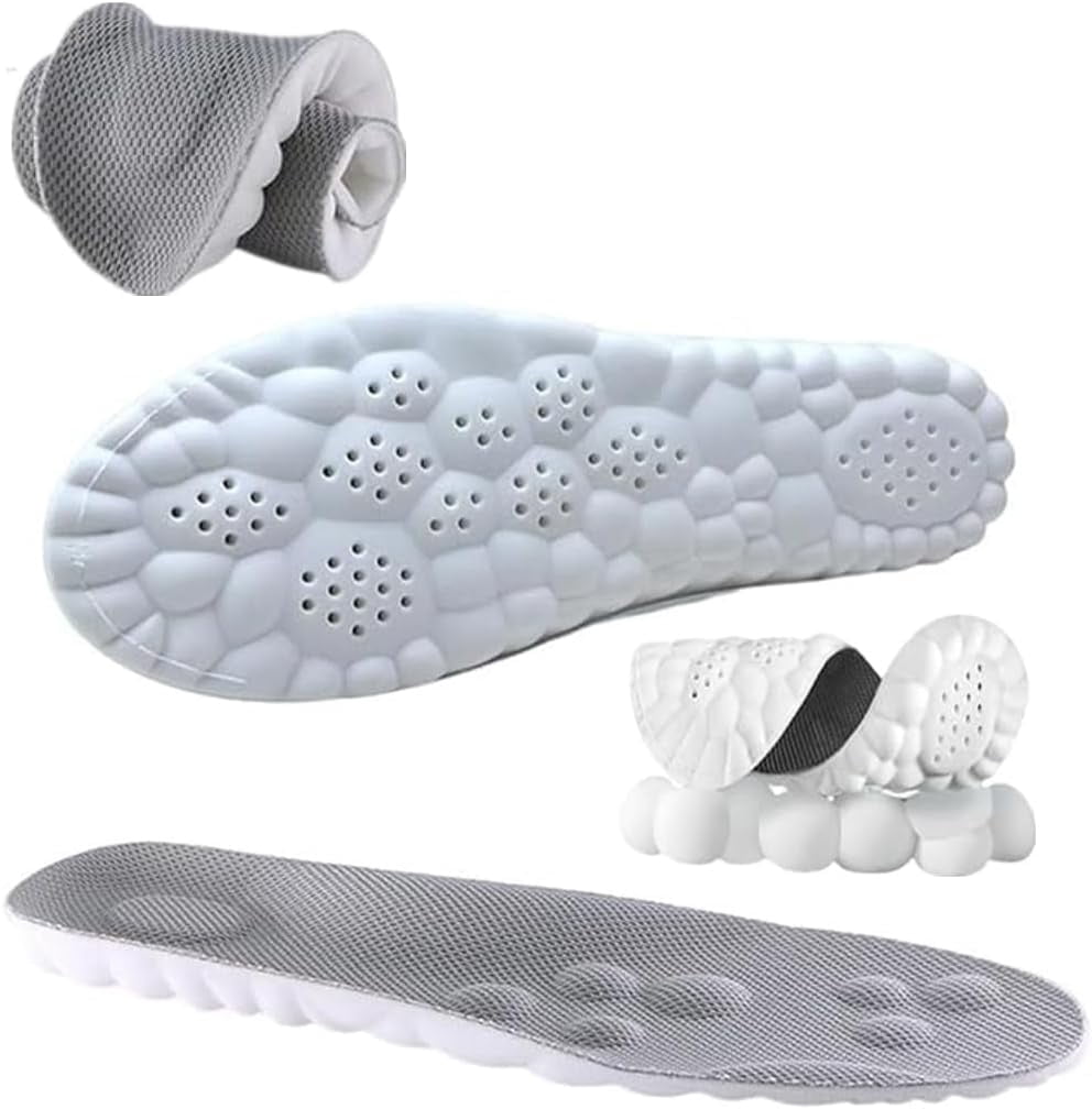 Generic 4D Cloud Technology Insole | Super Soft Comfort Insoles with Sports Memory Foam for Foot Protection & Cloud Feeling