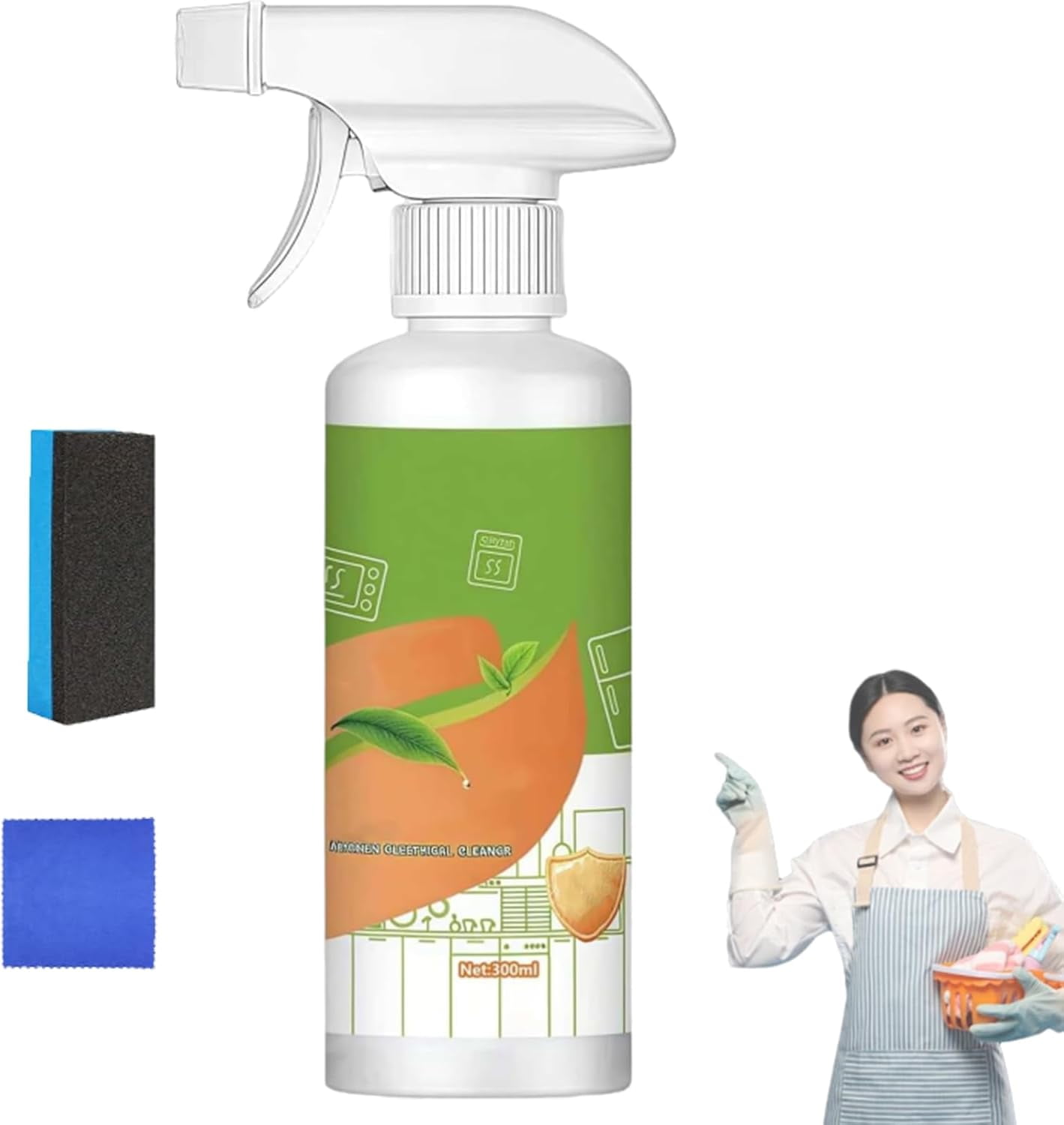 Kitchen Appliance Cleaner | Electrolyzed Ion Multi-purpose Household Cleaning Spray for Kitchen, Countertops & Daily Home Use