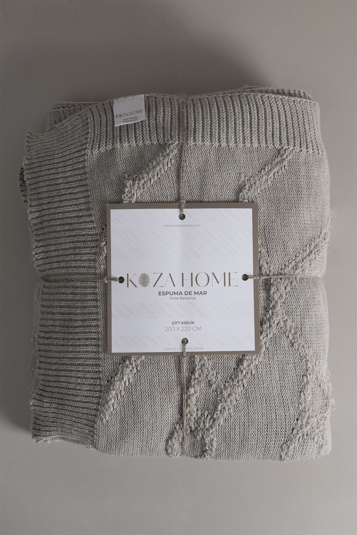 Koza Home Espuma De Mar Mink Double Blanket 200 x 220 37135 Double