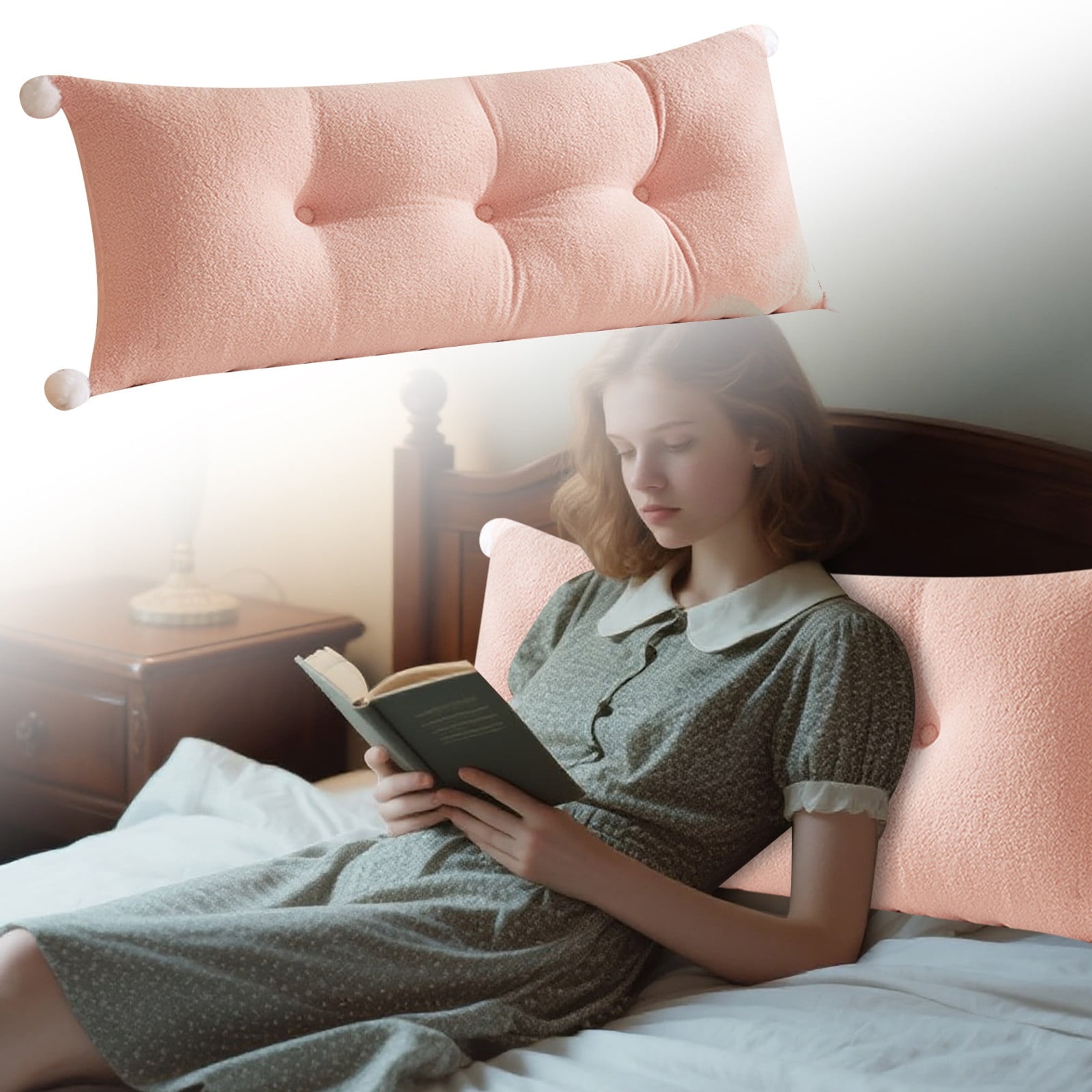Lolynie Soft Comfortable Back Support Pillow - Head Rest Relaxation For Sofa Living Room