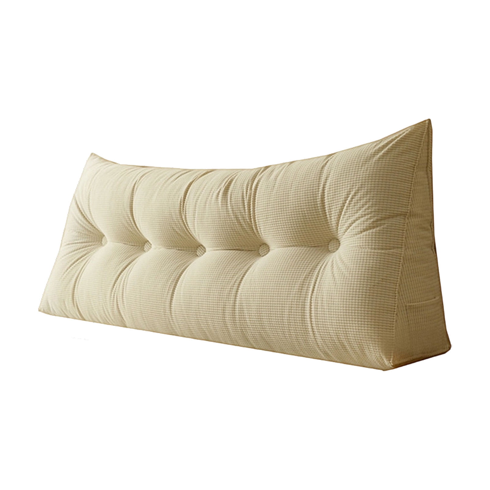 Lolynie Triangular Headboard Pillow - Bed Rest Reading Backrest Positioning Support Bolster Cushion For Dorm
