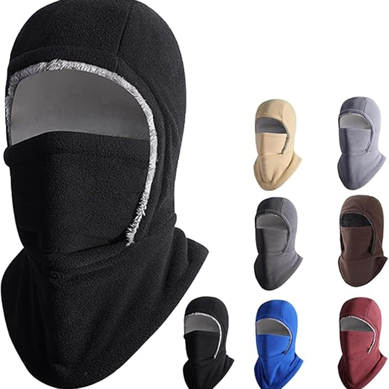 Unisex Windproof & Warm Balaclava, Winter Hats for Men and Women, Windproof Balaclava for Skiing, Motorcycle & Outdoor Activities in Cold Weather
