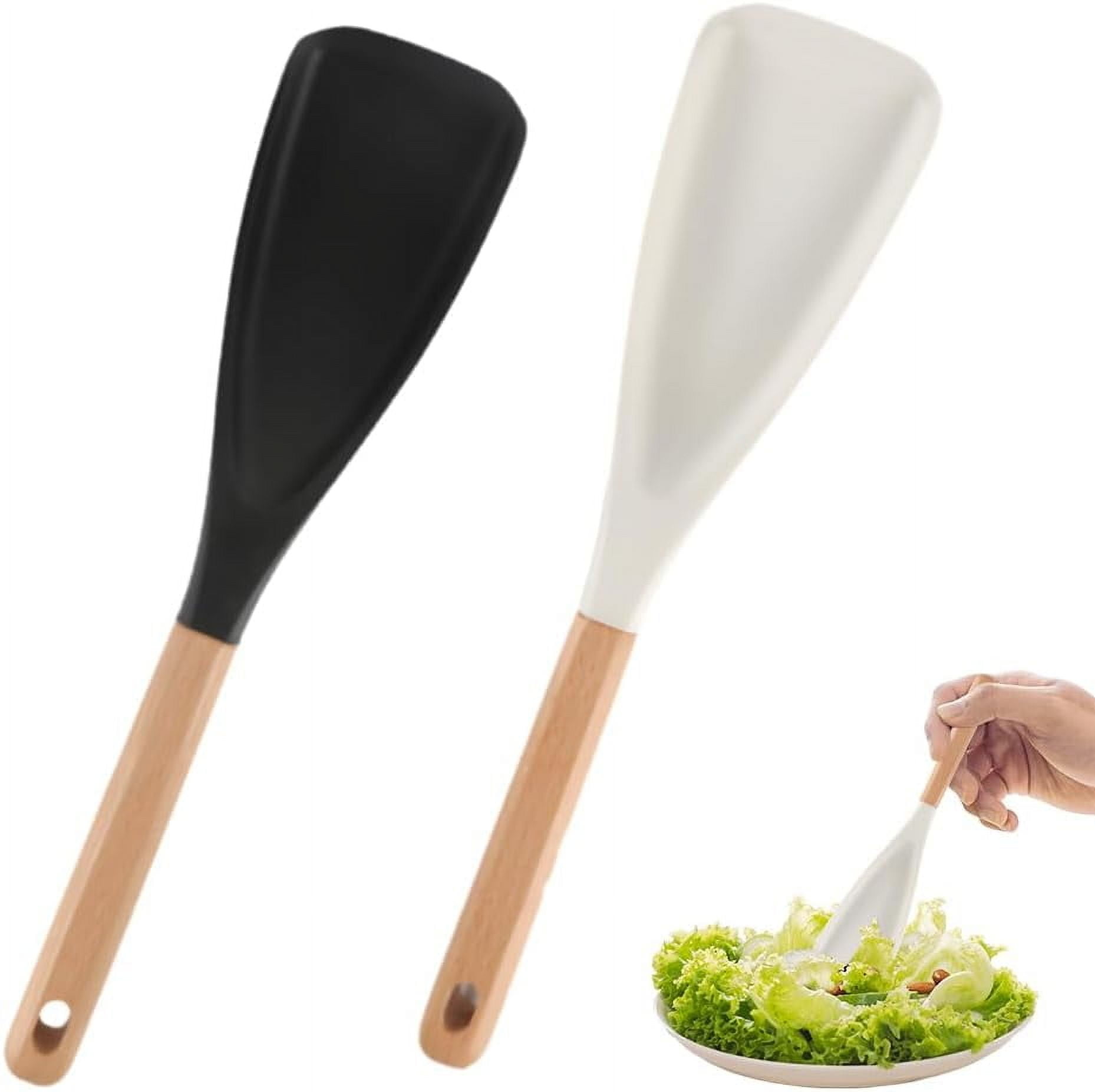 2026 New Multifunction Spatula Cooking Spoon, Matte Silicone Cooking Utensils for Kitchen, Silicone Spatula Spoon for Cooking